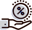 Discount tag emoji with percentage sign.